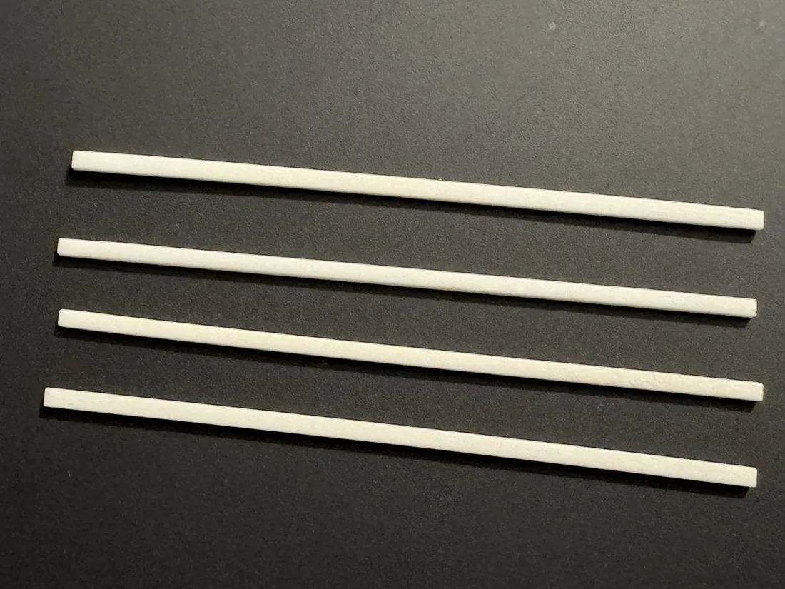 Tira de hueso blanco para adorno de puente de guitarra